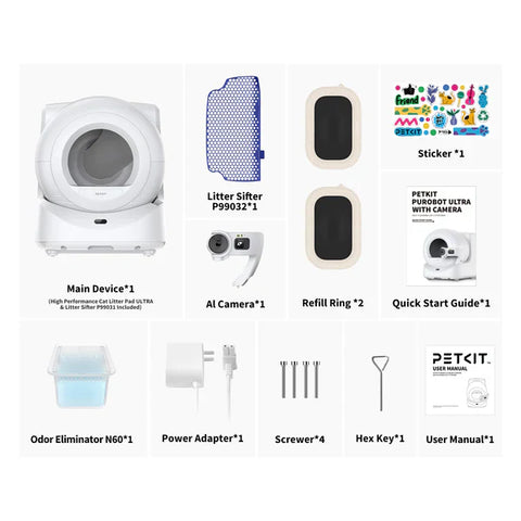 Purabot Ultra - AI Powered Automatic Litter Box
