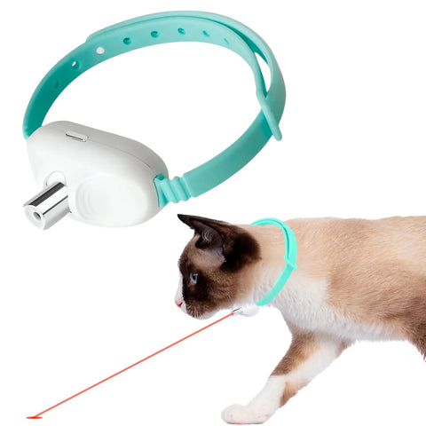 Hands-Free Cat Laser Collar – USB Rechargeable & Smart