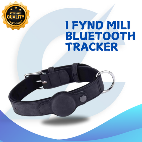 iFynd Mili - MiCollar Dog Anti-Loss Collar with Leather Belt Case