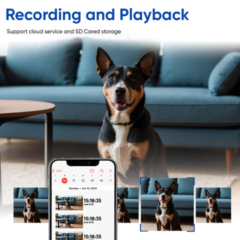 Captain India Smart Paw Camera – 2MP HD Pet Monitor with 2-Way Audio & Night Vision | Free QR Tag, Vet Consult & 24/7 Safety Station | Powered by Zicom
