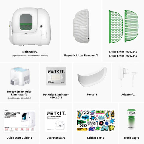 Purabot Max Pro With Camera - Litter Box
