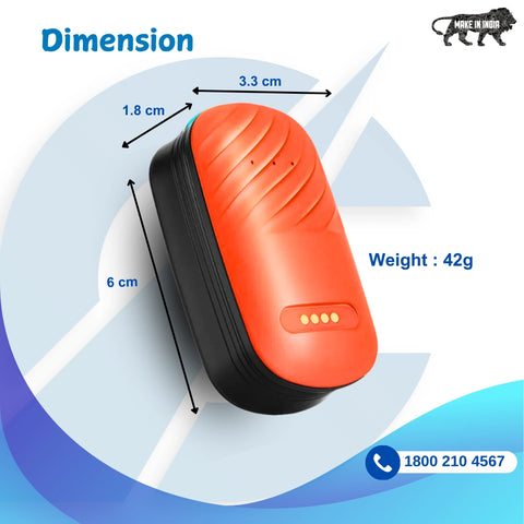 Captain India Smart 4G GPS Tracker: for Dogs, Cats & Other animals | with 24/7 Pet Safety Station | 1 Year Sim Subscription Included| Long Battery Life | Free Pet Smart QR Tag | From the Leaders in Safety