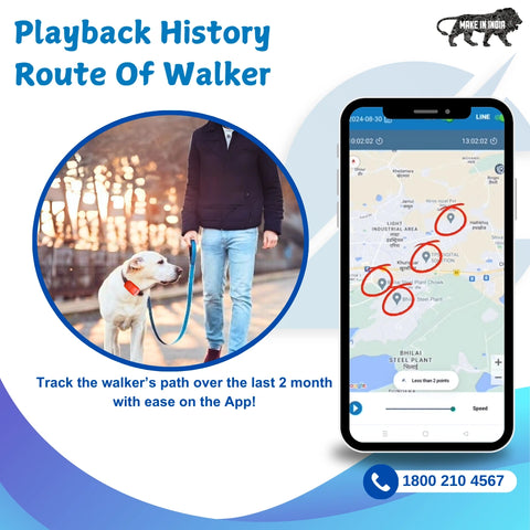 Captain India Smart 4G GPS Tracker: for Dogs, Cats & Other animals | with 24/7 Pet Safety Station | 1 Year Sim Subscription Included| Long Battery Life | Free Pet Smart QR Tag | From the Leaders in Safety