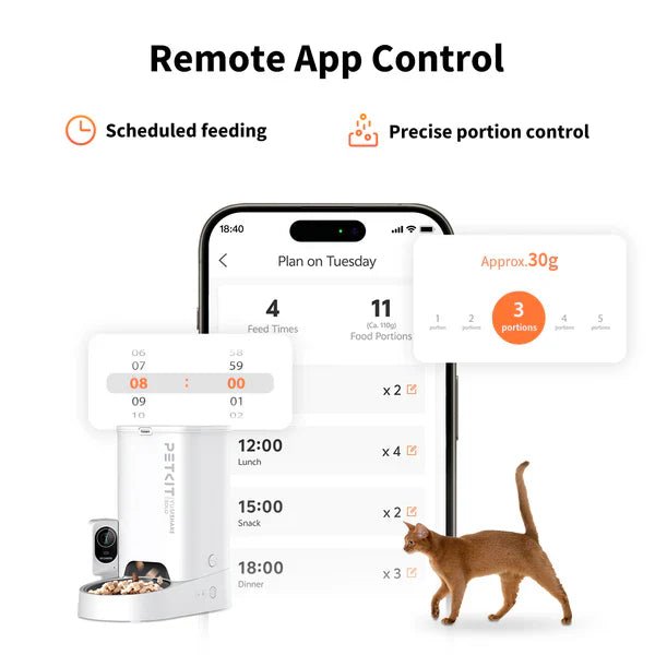 YumShare Solo With Camera Smart Pet Feeder - Captain India