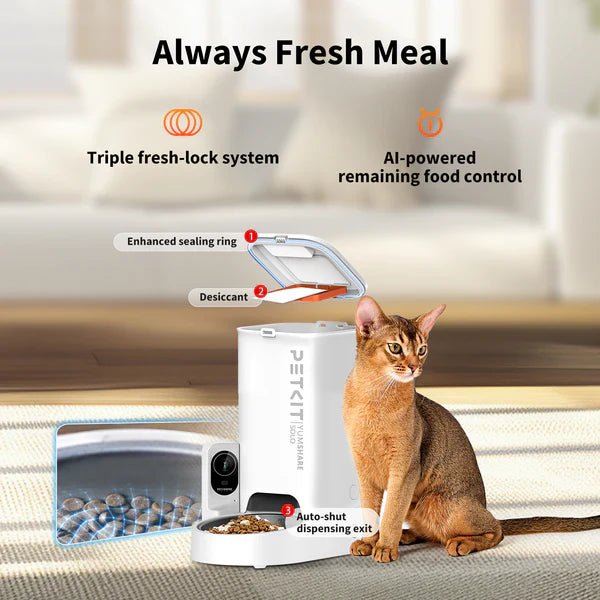 YumShare Solo With Camera Smart Pet Feeder - Captain India
